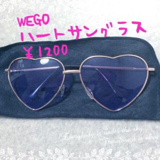 ウィゴー(WEGO)のハートサングラス(サングラス/メガネ)