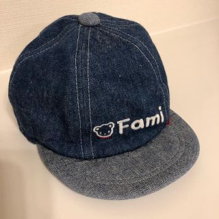 ファミリア(familiar)のfamiliar♡famil CAP♡とっても可愛いデニムキャップ♫(帽子)