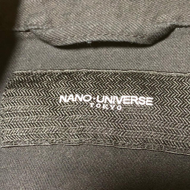 nano・universe(ナノユニバース)のナノユニバース  デニムジャケット (ブラック) メンズのジャケット/アウター(Gジャン/デニムジャケット)の商品写真