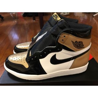 ナイキ(NIKE)のBlues様専用 AIR JORDAN 1 NRG GOLD TOE(スニーカー)