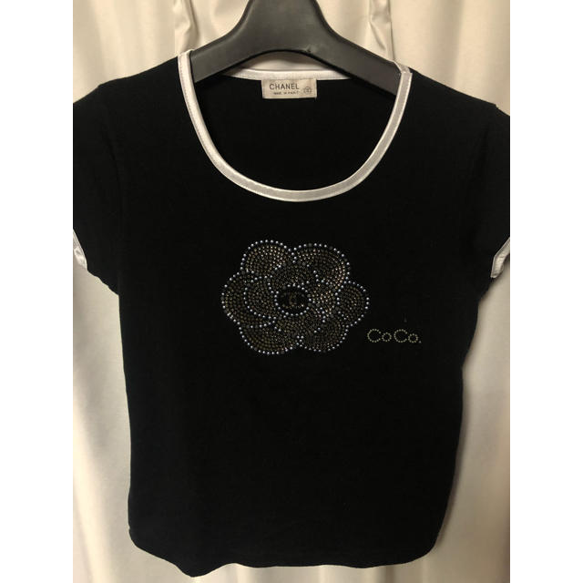 CHANEL - シャネル Tシャツ ラインストーン CHANELの通販 by ぱんだ's ...