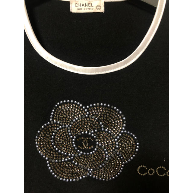 CHANEL - シャネル Tシャツ ラインストーン CHANELの通販 by ぱんだ's