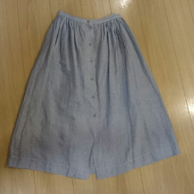 UNIQLO(ユニクロ)の6/25 最終値下げ  UNIQLO   麻綿 スカート 61 レディースのスカート(ひざ丈スカート)の商品写真