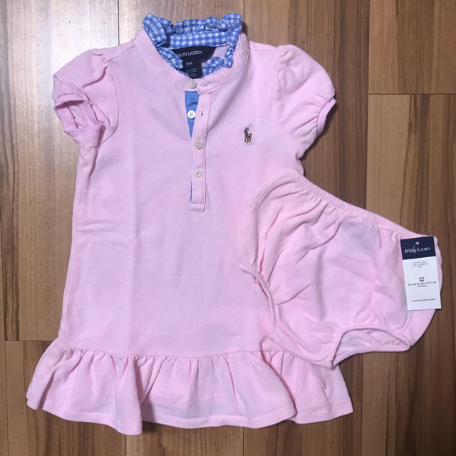 Ralph Lauren(ラルフローレン)の新品 未使用 タグ付き ラルフローレン ベビー  キッズ チルドレン ワンピース キッズ/ベビー/マタニティのベビー服(~85cm)(ワンピース)の商品写真