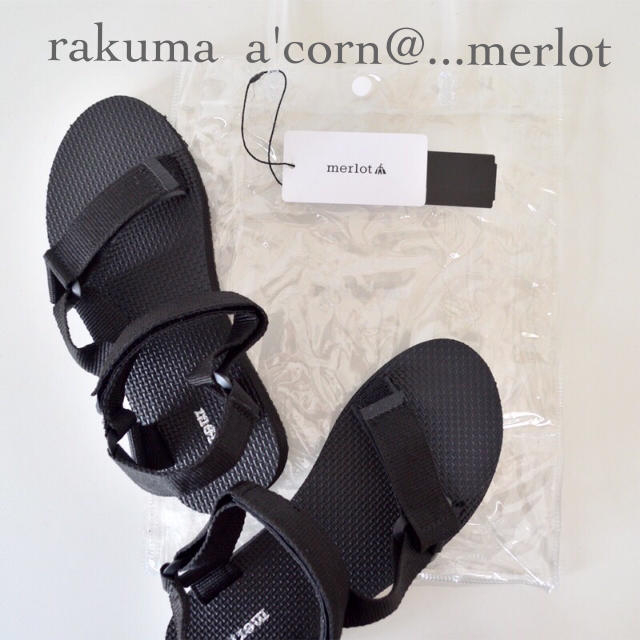 merlot(メルロー)のmerlot スポーツサンダル  ＊ブラック L   レディースの靴/シューズ(サンダル)の商品写真