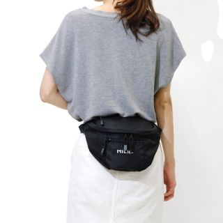 ミルクフェド(MILKFED.)のミルクフェド MINI FANNYPACK BAR バッグ ブラック(ボディバッグ/ウエストポーチ)