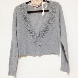 短めカーディガン☆美品(カーディガン)