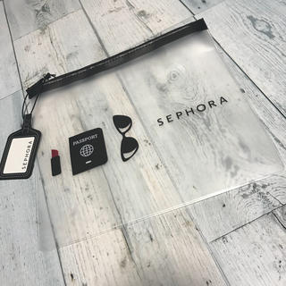 セフォラ(Sephora)のSEPHORA ビニールポーチ♡海・プール用に♡(ポーチ)