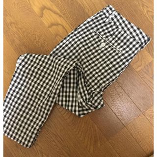 シップス(SHIPS)の☆シップス☆【美品】ギンガムチェック  クロップドパンツ(クロップドパンツ)