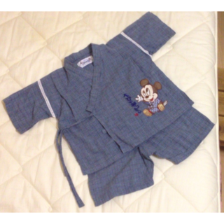 ディズニー(Disney)のミッキー　甚平　男の子用　95(甚平/浴衣)