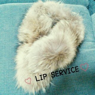 リップサービス(LIP SERVICE)のリップ♡ラクーンファーティペット(マフラー/ショール)