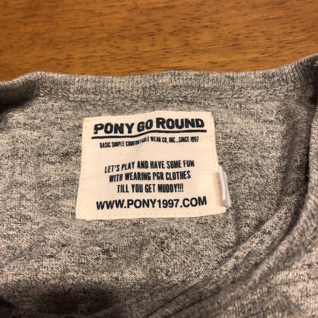 PONY GO ROUND(ポニーゴーラウンド)のポニーゴーラウンド  キッズTシャツ  S キッズ/ベビー/マタニティのキッズ服男の子用(90cm~)(Tシャツ/カットソー)の商品写真