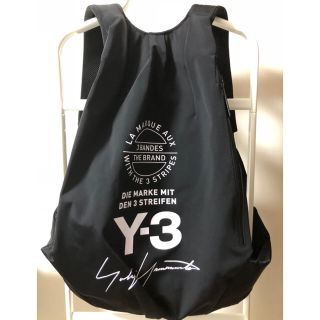 ワイスリー(Y-3)のY-3 ワイスリー バックパック リュック 黒 ブラック 新品未使用(バッグパック/リュック)