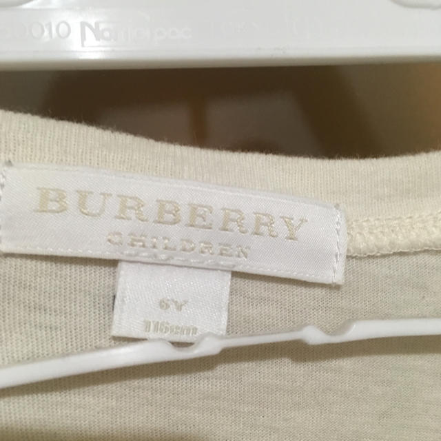 BURBERRY(バーバリー)のBURBERRY♡6Y♡116♡半袖トップス♡バーバリーチルドレン♡女の子♡ キッズ/ベビー/マタニティのキッズ服女の子用(90cm~)(Tシャツ/カットソー)の商品写真