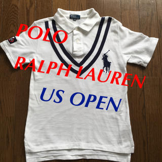 ポロラルフローレン(POLO RALPH LAUREN)のラルフローレン ポロシャツ US OPEN 白 半袖 S 綿(ポロシャツ)