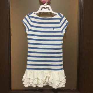 ラルフローレン(Ralph Lauren)のだい様専用♡ラルフローレン♡4(4T)♡ワンピース♡110♡ボーダー♡(ワンピース)