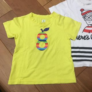 ユナイテッドアローズグリーンレーベルリラクシング(UNITED ARROWS green label relaxing)の値下げ Grin Kids 105Tシャツ ユニクロ100(Tシャツ/カットソー)