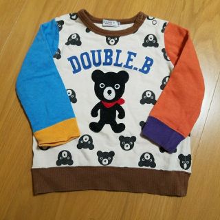 ダブルビー(DOUBLE.B)のご専用☆ダブルビー90 トレーナー ビー君いっぱい ミキハウス(Tシャツ/カットソー)