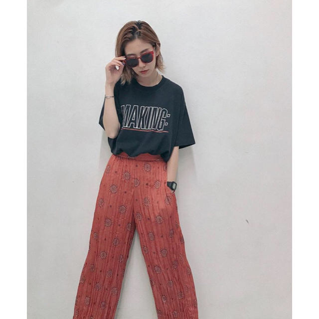 moussy(マウジー)のmoussy MAKING Tシャツ ブラック レディースのトップス(Tシャツ(半袖/袖なし))の商品写真