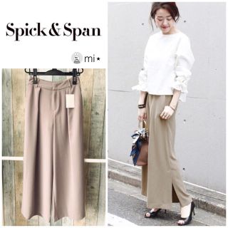 スピックアンドスパン(Spick & Span)の新品タグ付き⭐️ Spick & Span スソベンツ パンツ 36(カジュアルパンツ)