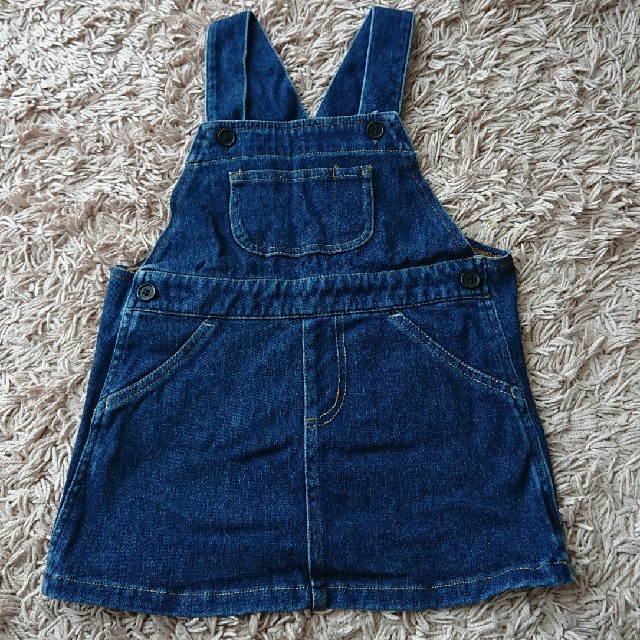 サロペットワンピース キッズ/ベビー/マタニティのキッズ服女の子用(90cm~)(ワンピース)の商品写真