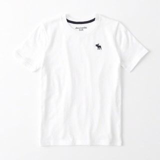 アバクロンビーアンドフィッチ(Abercrombie&Fitch)の★Abercrombie 大人気のユニセックスクルーネックワンポイント刺繍半袖T(Tシャツ/カットソー(半袖/袖なし))