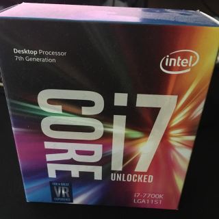 インテレクション(INTELECTION)のi7 7700k  動作品 大幅値下げ(PCパーツ)