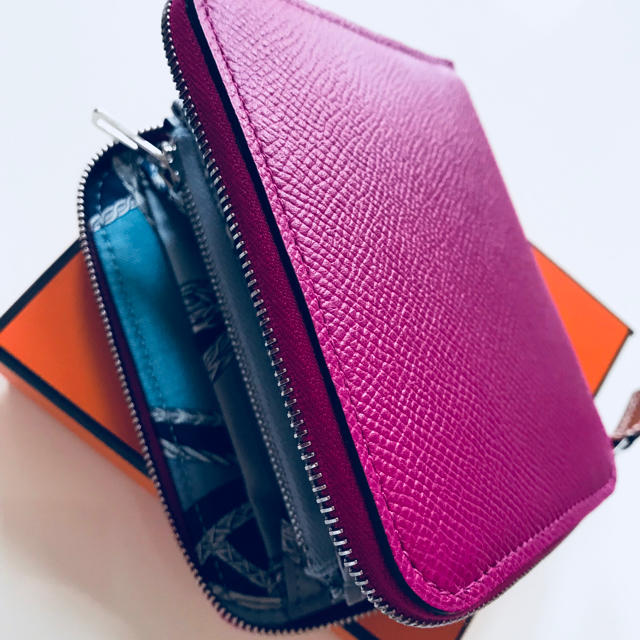 品質満点 エルメス - Hermes 正規品 ローズパープル コンパクト シルク