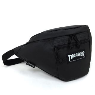 スラッシャー(THRASHER)の【THRASHER】ウエストポーチ［BK/MAG LOGO］(ウエストポーチ)