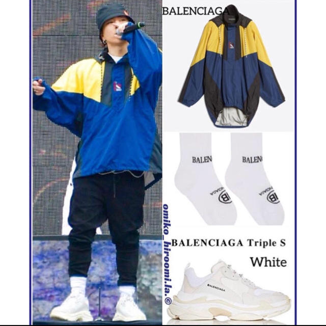 Balenciaga(バレンシアガ)のBalenciaga 18ss ロゴソックス  メンズのレッグウェア(ソックス)の商品写真