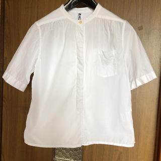 マーガレットハウエル(MARGARET HOWELL)のMHL白シャツ(シャツ/ブラウス(半袖/袖なし))