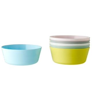 イケア(IKEA)の☆IKEA☆ KALAS プラスチックボウル6色セット(食器)