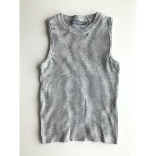 ベルシュカ(Bershka)のBershka ノースリーブ トップス グレー(タンクトップ)