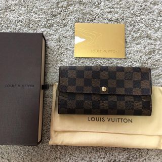 ルイヴィトン(LOUIS VUITTON)のルイヴィトン ダミエ 長財布(財布)