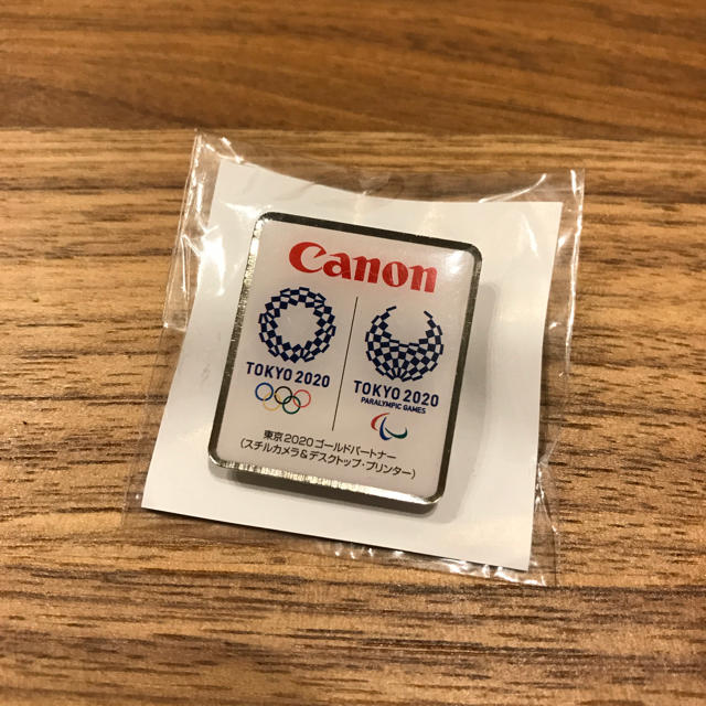 Canon オフィシャルスポンサー TOKYO 2020 オリジナルピンバッチ