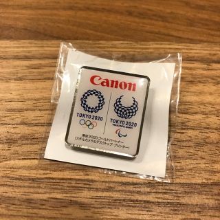 キヤノン(Canon)のキャノン 東京オリンピック 2020 ピンバッチ 限定 非売品 新品(ノベルティグッズ)