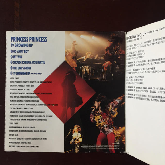 SONY(ソニー)のCDV  PRINCESS  PRINCESS エンタメ/ホビーのCD(ポップス/ロック(邦楽))の商品写真