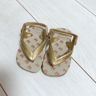 ハワイアナス(havaianas)の新品未使用♢ハワイアナスベビーサンダル♢11.5～12.0cm(17/18)(サンダル)