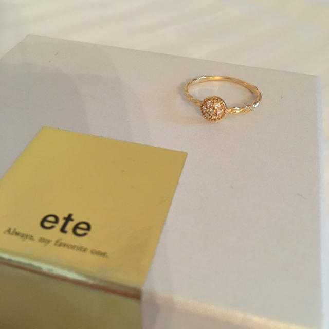卸直営店(お得な特別割引価格) ete K18 ダイヤリング 11号 - 通販