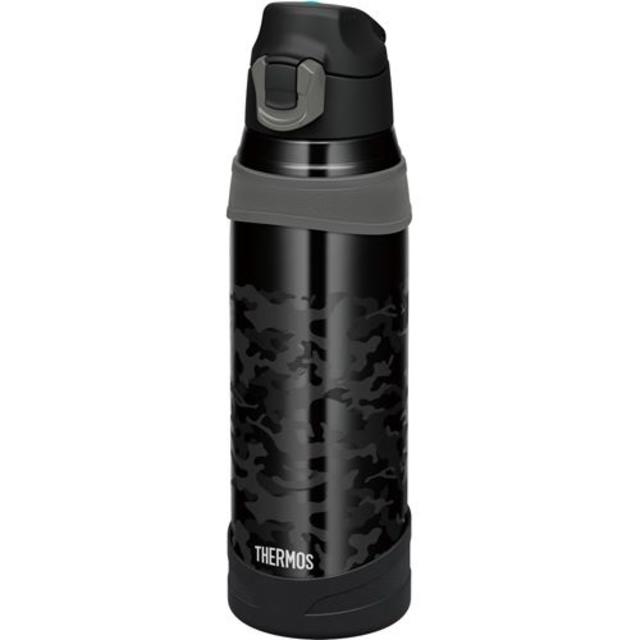 THERMOS(サーモス)の新品・未使用・箱入り　THERMOS　真空断熱スポーツボトル 1L水筒　黒迷彩 インテリア/住まい/日用品のキッチン/食器(弁当用品)の商品写真