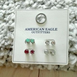 アメリカンイーグル(American Eagle)のアメリカンイーグル スタッドピアスセット 新品未使用(ピアス)