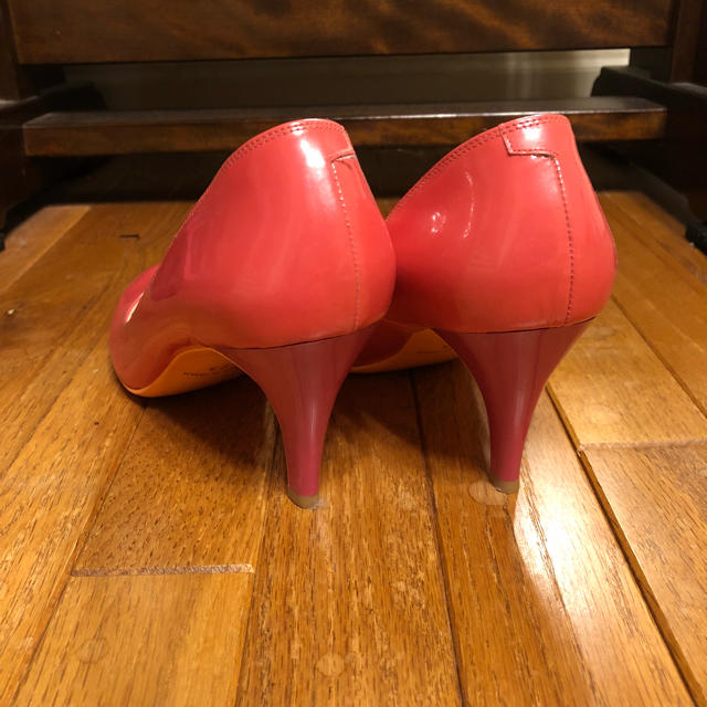 値下げ♪♪ パンプス サーモンピンク レディースの靴/シューズ(ハイヒール/パンプス)の商品写真