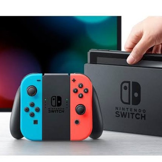 お値下げ商品 2019年6月迄 保証書付 Nintendo Switch ネオン 新品 未使用