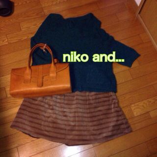 ニコアンド(niko and...)のniko and...コーデュロイ(ひざ丈スカート)