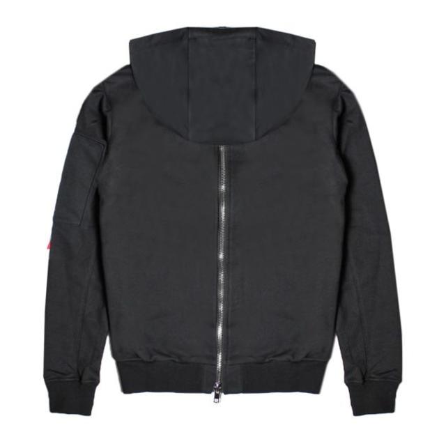 HOOD BY AIR.(フードバイエアー)の新古品２セットCEASE±DESISTミリタリーベスト＋変形MA1パーカーS メンズのトップス(パーカー)の商品写真