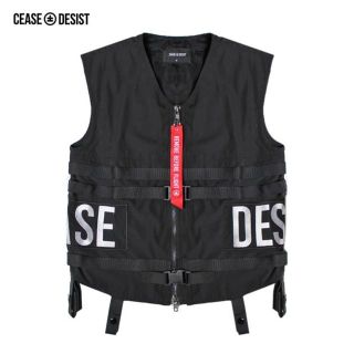 フードバイエアー(HOOD BY AIR.)の新古品２セットCEASE±DESISTミリタリーベスト＋変形MA1パーカーS(パーカー)