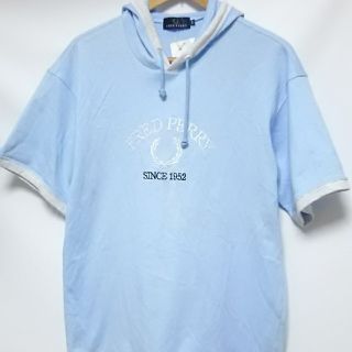 フレッドペリー(FRED PERRY)の希少90s奇跡の新品!フレッドペリー高級フードTシャツ人気のビッグ刺繍モデル！ (Tシャツ/カットソー(半袖/袖なし))