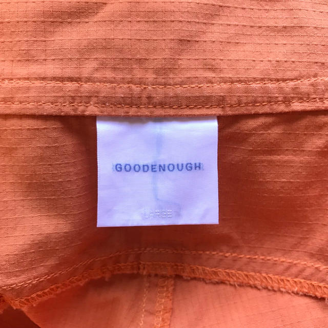 GOODENOUGH(グッドイナフ)のグッドイナフ コットンナイロンスイムショーツL オレンジ メンズのパンツ(ショートパンツ)の商品写真
