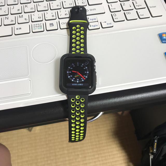 Apple Watch(アップルウォッチ)のApple Watch 3 Nike+42mm美品 スマホ/家電/カメラのスマホアクセサリー(その他)の商品写真