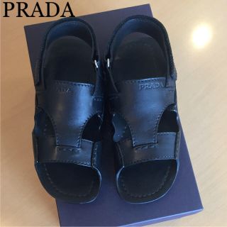 プラダ PRADA  レザー サンダル メンズ6サイズ　26.5cm